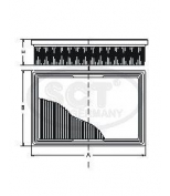 SCT Germany - SB251 - Фильтр воздушный BMW 2,4-2,5TD 88-